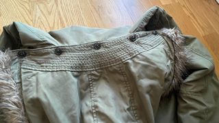 Parka verde caqui “Zara man”
