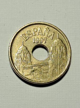 Moneda 25 pesetas Melilla 1997