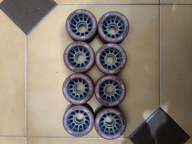 Ruedas patines paralelo