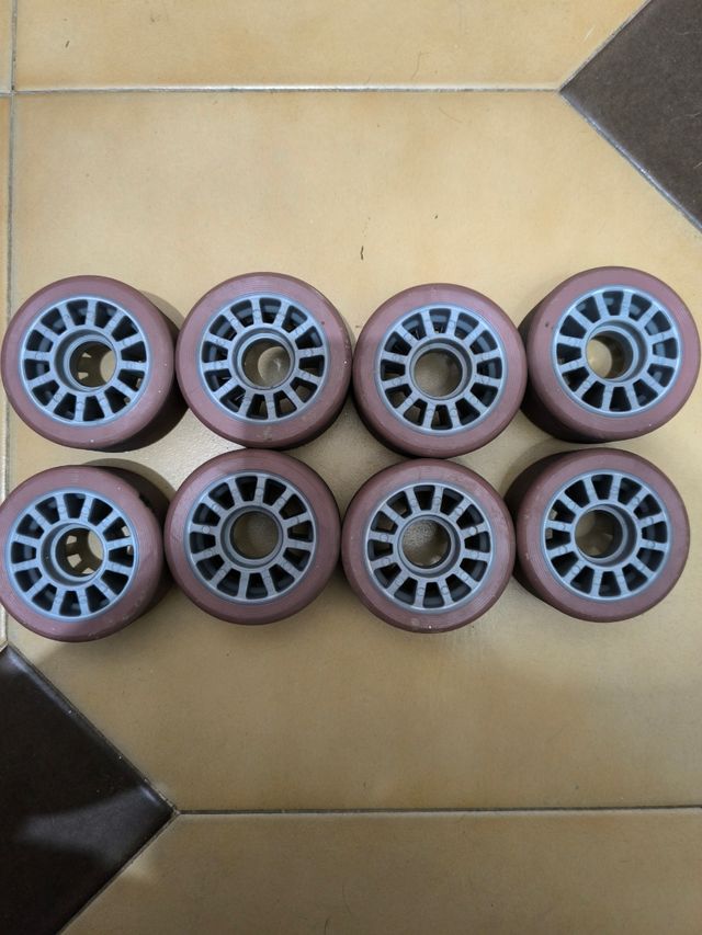 Ruedas patines paralelo