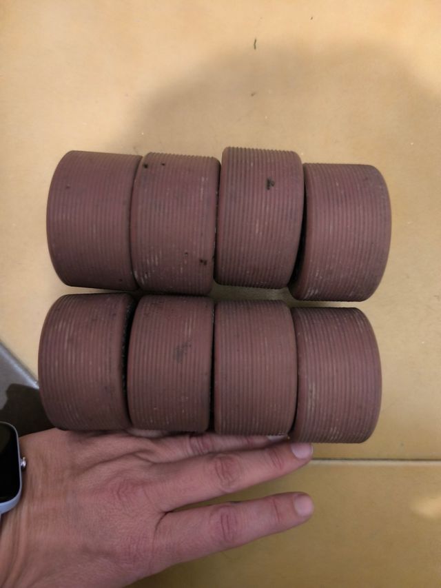 Ruedas patines paralelo