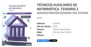 Adams Técnicos Auxiliares de Informática