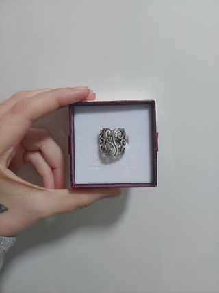 Anillo de plata de ley 925