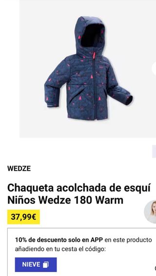 Chaqueta nieve 