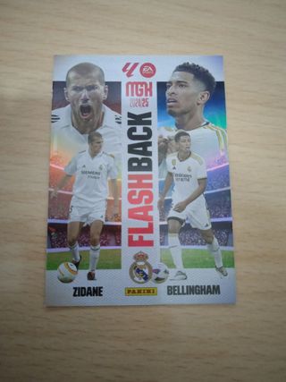 Cromo flashback Zidane y bellingham 