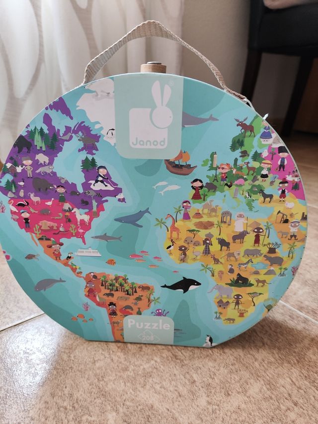 Puzzle Janod Continentes