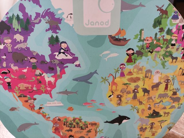 Puzzle Janod Continentes