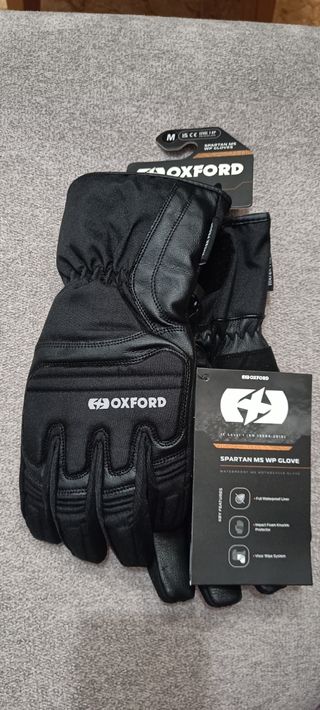 Guantes de moto Oxford, talla M.