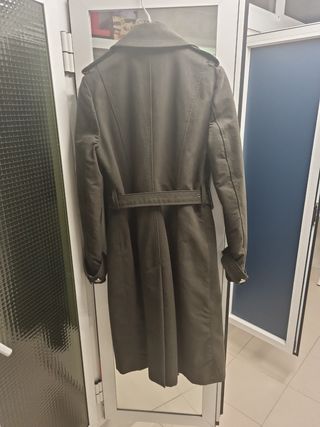 Gabardina Pinko militar verde