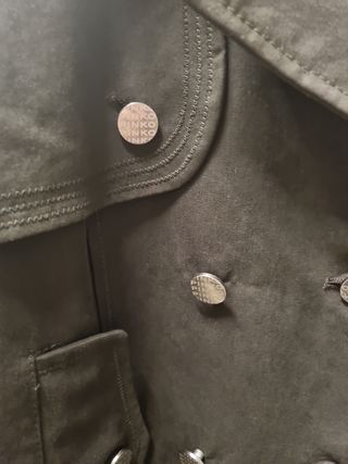 Gabardina Pinko militar verde