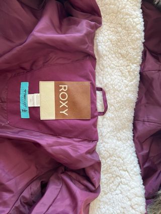 Abrigo tipo plumas sintetico mujer Roxy
