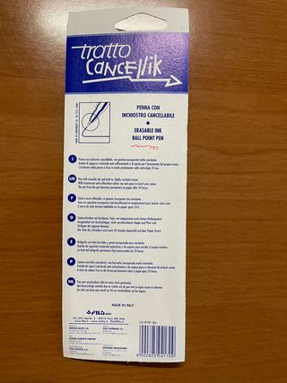 Penne Tratto Cancellik Blu