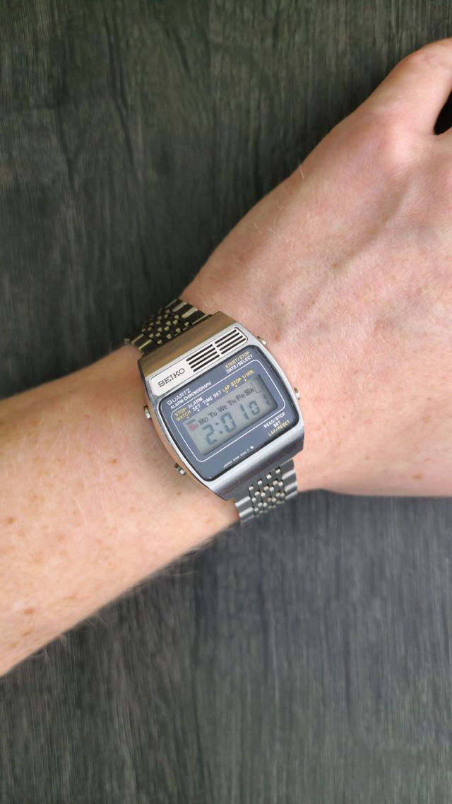 Reloj Seiko A159 4000 digital Vintage años 1970