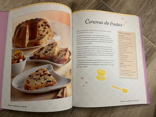 Libro recetas pasteles