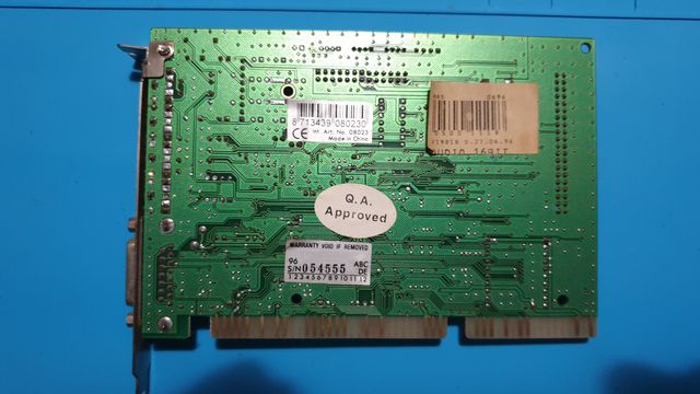 Scheda audio 16bit ISA con controller FDD onboard