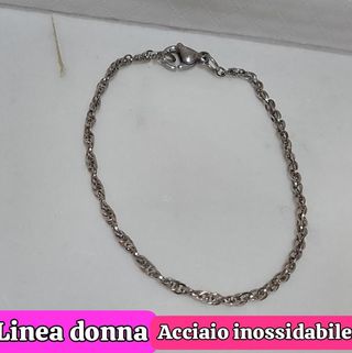 Bracciale donna acciaio inox