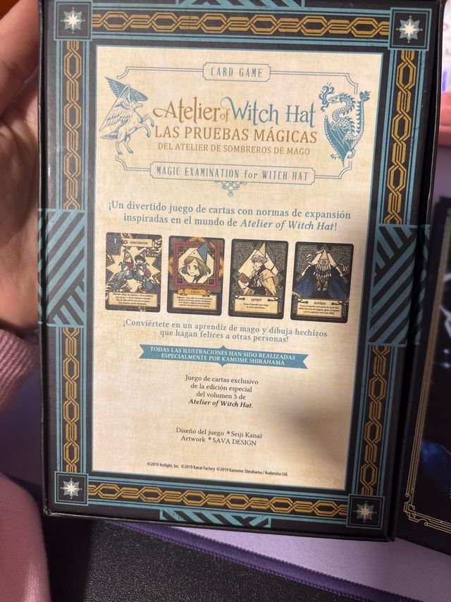 Atelier of witch hat juego cartas