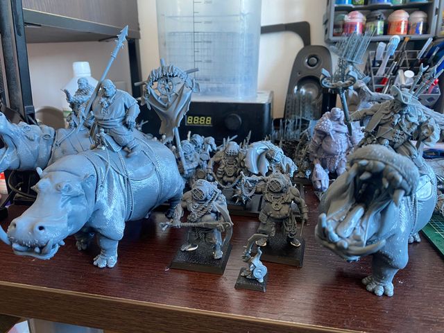 Ogros Piratas - Pack de 3 Caballería Hipopótamos