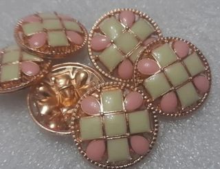 Lote 4 botones metal/6 modelos