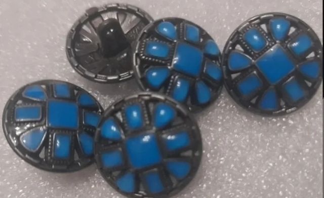 Lote 4 botones metal/6 modelos