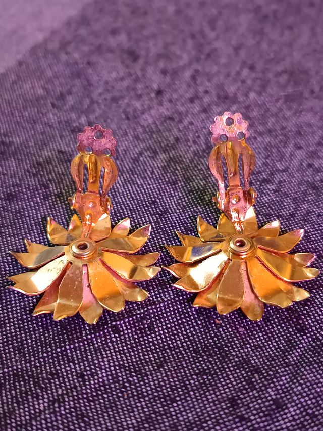 Conjunto de Brincos Flor + 2 colares - Ref.: B-52