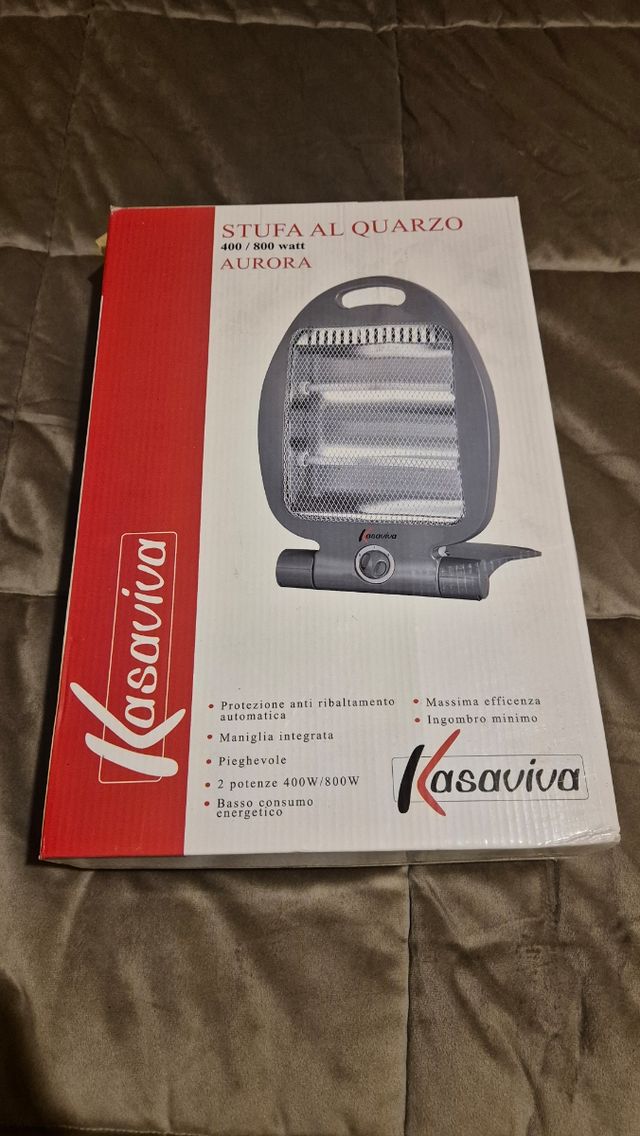 Stufa al quarzo 400/800w