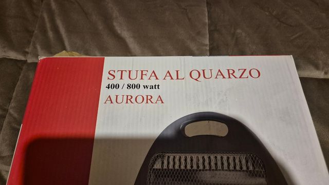 Stufa al quarzo 400/800w