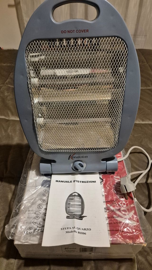 Stufa al quarzo 400/800w