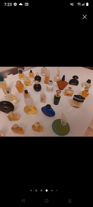 Perfumes colección miniatura 