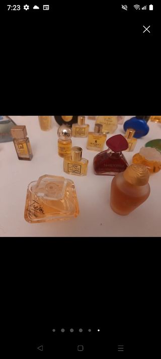 Perfumes colección miniatura 