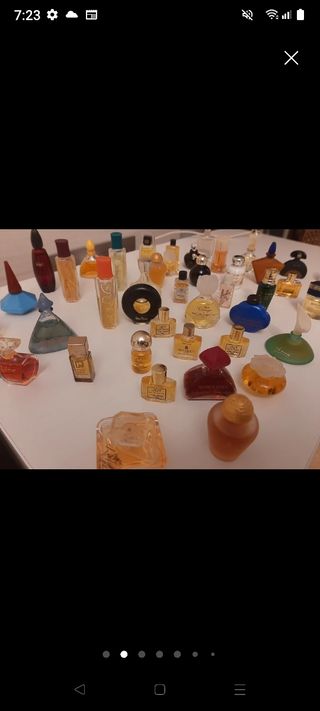 Perfumes colección miniatura 