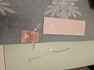 Braccialetto donna dorato nuovo