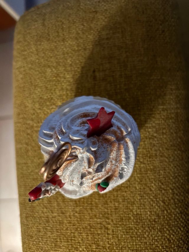 Cup cake natalizio con porta foto