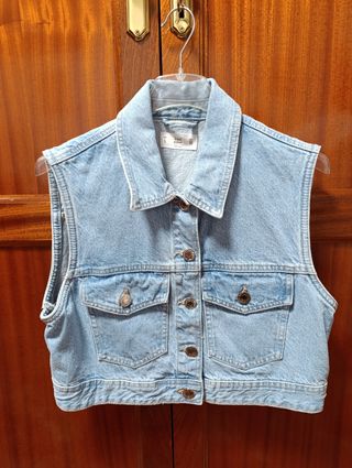 Chaqueta vaquera sin mangas 