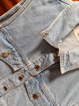 Chaqueta vaquera sin mangas 
