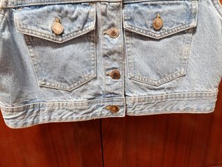 Chaqueta vaquera sin mangas 