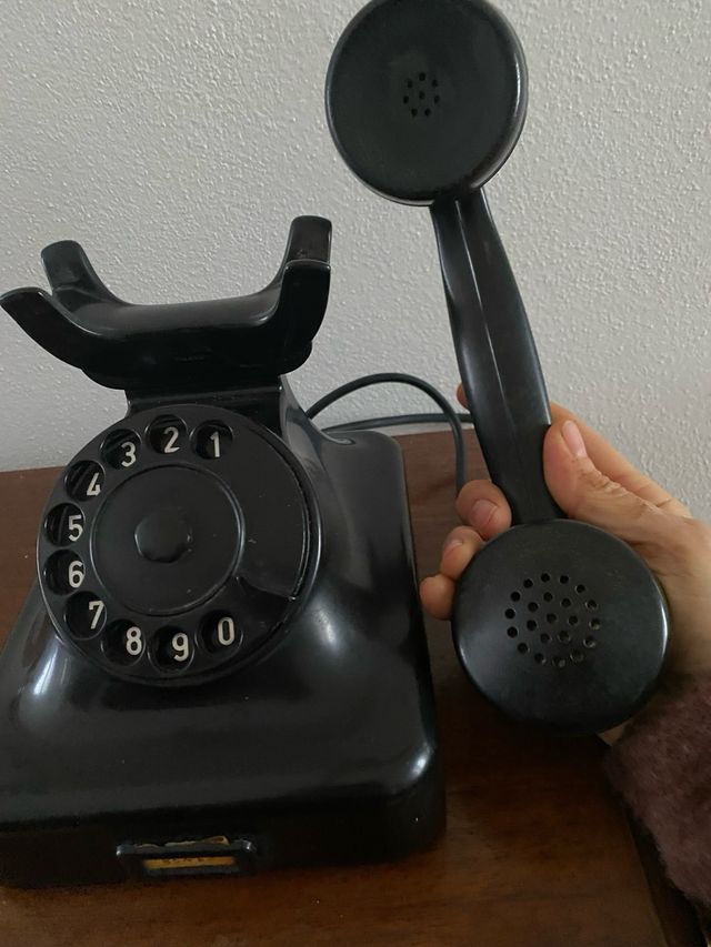 Telefono a disco vintage