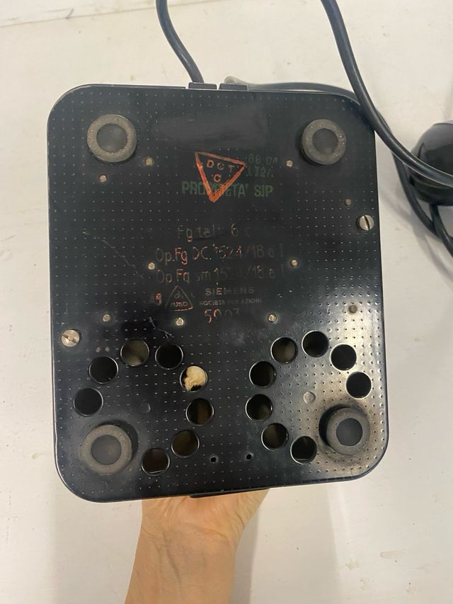 Telefono a disco vintage