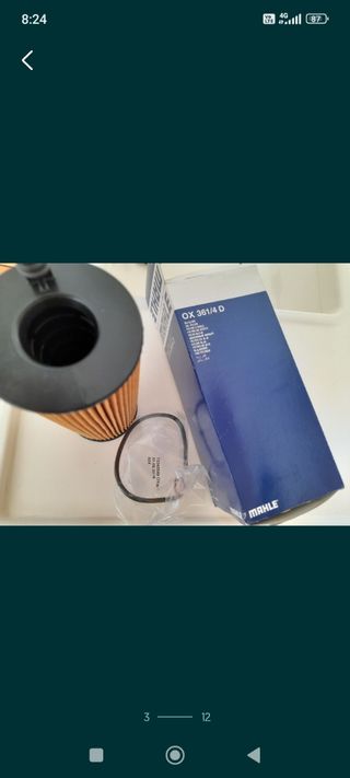 Filtro de Óleo BMW E87 Serie 1