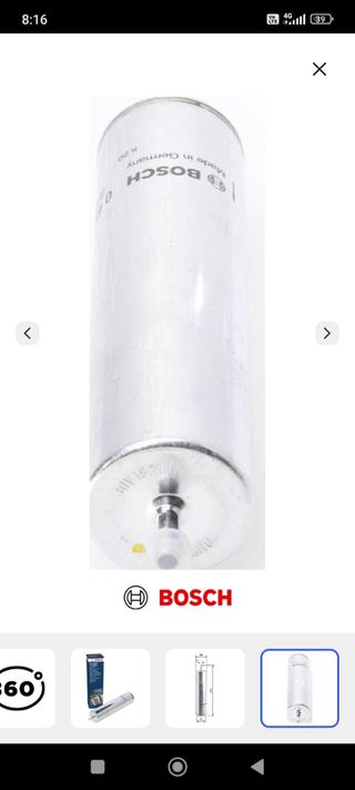 Filtro do Gasóleo (Bosh) BMW serie 1