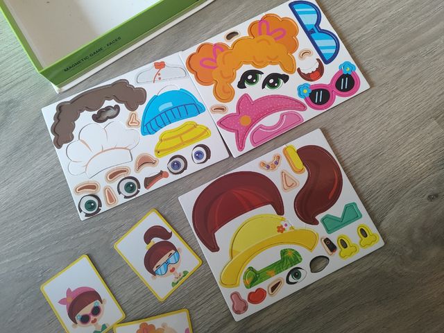 Juego magnetico caras