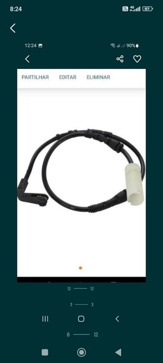 Jogo de pastilhas de travão BMW(série 1)