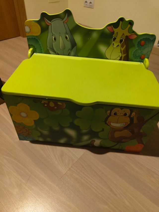 Baúl infantil verde