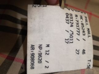 Gabardina Burberry hombre 