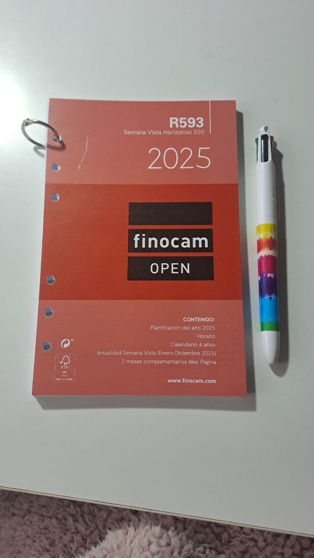 Recambio agenda Finocam R593