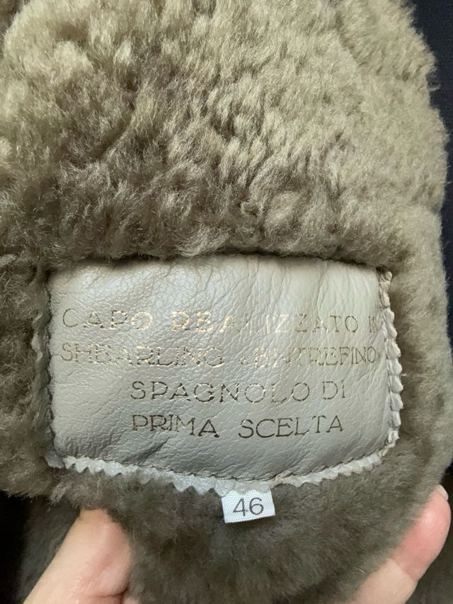 Cappotto shearling donna bello ampio