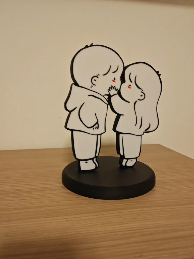 Figura Beso San Valentin