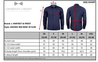 Camicia aderente a manica lunga da uomo in blu T.L