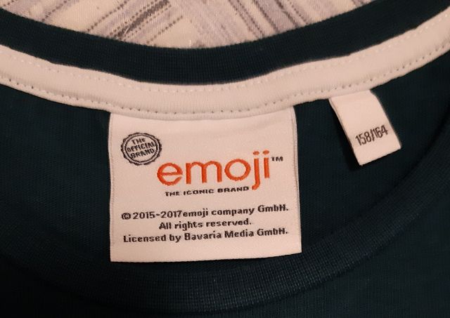 T-shirt Emoji con pailettes 13-14y 158-164cm