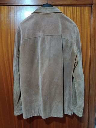 Chaqueta piel hombre serraje
